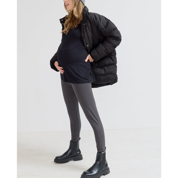 Hatch The Mother Puffer Black Polyester Jacket Size 2
